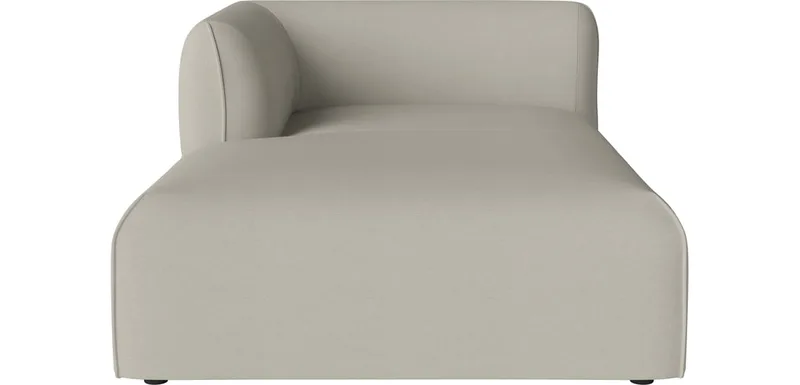 Arke tuinbank chaise longue 115 x 170 cm - links Arke Outdoor van BOLIA in Brezza – Stof voor buitenshuis, Sand – productfoto