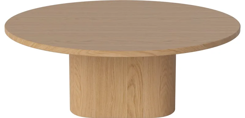 Eida houten salontafel - round Eida van BOLIA in Geolied eiken, 32 cm, Ø90 cm – productfoto