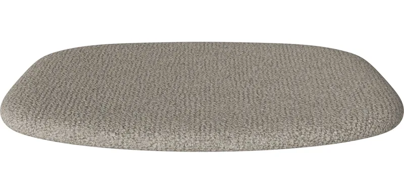 Eter upholstered seat pad - replaceable Eter van BOLIA in Monza – Bouclé en textuur, Sand – productfoto