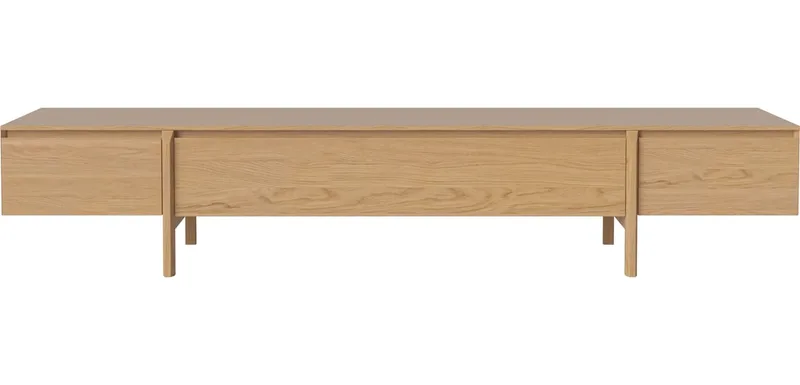 Daia Dressoir laag, 240 cm m. laden Daia de BOLIA en Geolied eiken – photo du produit