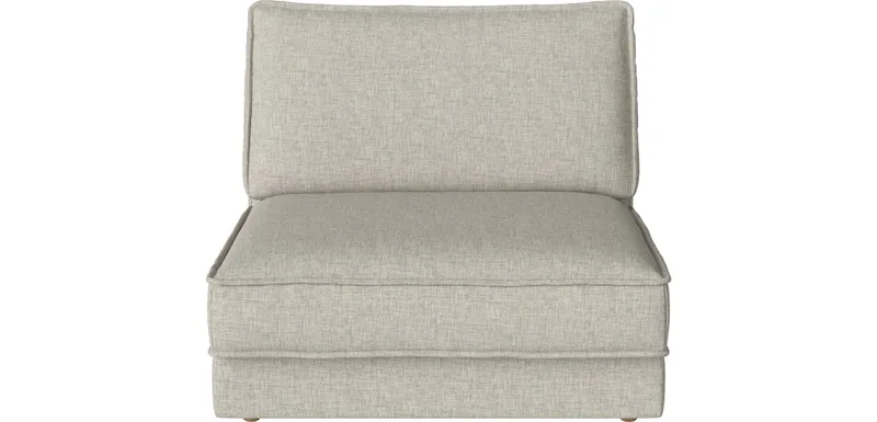 Noora Rugmodule 100 x 127 cm Noora by BOLIA in Nantes – Soepel weefsel, Sand, Geolied eiken, Massief – product photo
