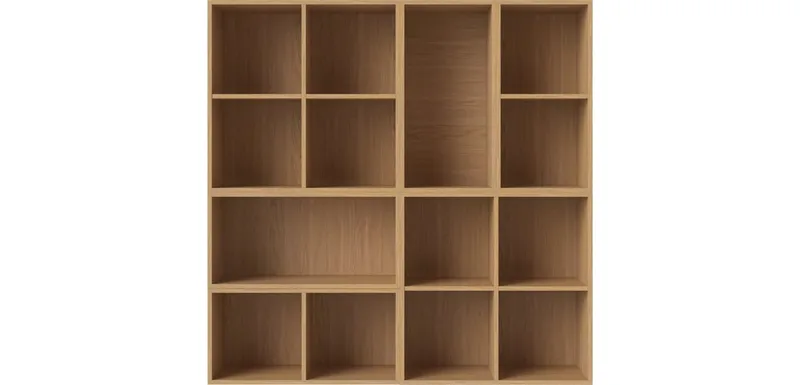 Case Plankencombinatie 20 Case by BOLIA in Geolied eiken, fineer – interior photo