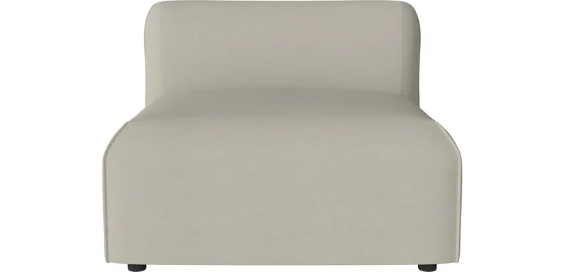 Arke tuinbank rugmodule 90 x 95 cm Arke Outdoor by BOLIA in Brezza – Stof voor buitenshuis, Sand – product photo