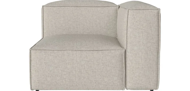 Cosima Nest kleine hoekmodule - rechts Cosima van BOLIA in Nantes – Soepel weefsel, Sand – productfoto