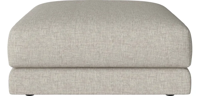 Avelou Poef 90 x 101 cm Avelou by BOLIA in Nantes – Soepel weefsel, Sand – product photo
