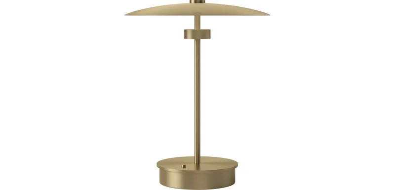Reflection Tafellamp draadloos Reflection by BOLIA in Messing gelakt aluminium – product photo