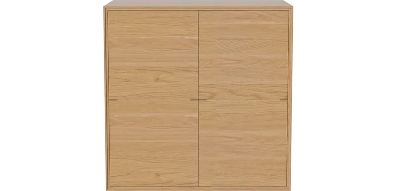 Vega kast 4 vakken - 70x70x35 cm Vega van BOLIA in Geolied eiken – sfeerfoto