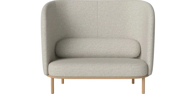 Fuuga Nest 2-zitsbank Fuuga van BOLIA in Nantes – Soepel weefsel, Sand, Geolied eiken, Massief – productfoto
