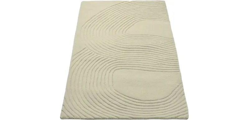 Zen Vloerkleed Shaped - loper Zen by BOLIA in Creme, 80 × 250 cm – product photo
