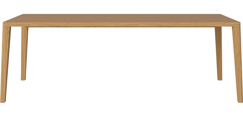 Graceful Eettafel Graceful by BOLIA in Geolied eiken, Massief, 220 × 95 cm – product photo