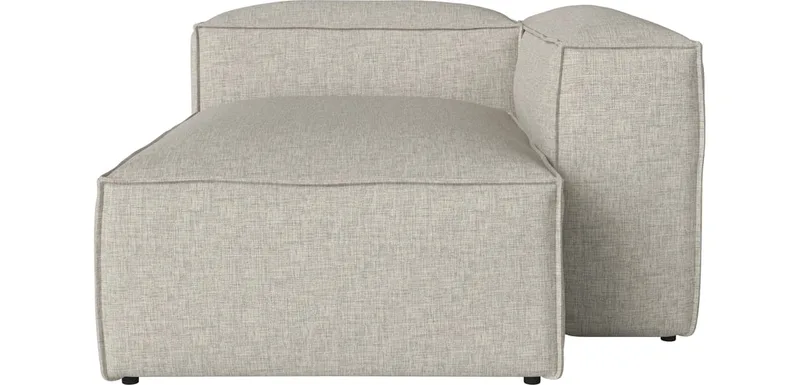 Cosima Kleine Chaise Longue diepte 120 cm - rechts Cosima de BOLIA en Nantes – Soepel weefsel, Sand – photo du produit