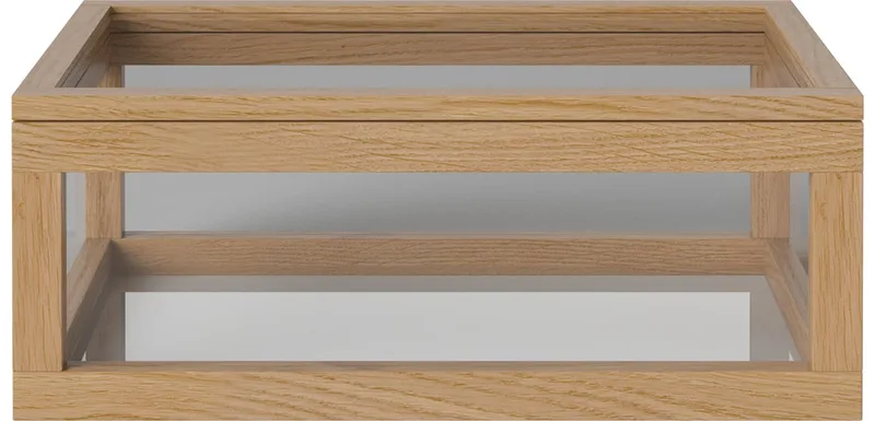 Norie Opbergsysteem - glas Norie Storage van BOLIA in Geolied eiken, Massief – sfeerfoto