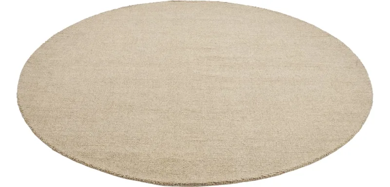 Elysa vloerkleed - round Elysa by BOLIA in Lichtbeige, Ø200 cm – product photo