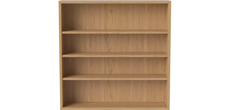 Case Displayrek (3 planken) Case by BOLIA in Geolied eiken, fineer – interior photo