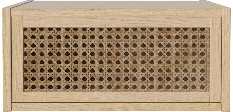 Cana Nachtkastje H 20 cm Cana de BOLIA en Witgepigmenteerd geolied eiken, fineer – photo d’ambiance