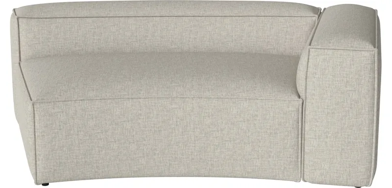 Cosima Curved grote hoek 120 cm - rechts Cosima van BOLIA in Nantes – Soepel weefsel, Sand – productfoto