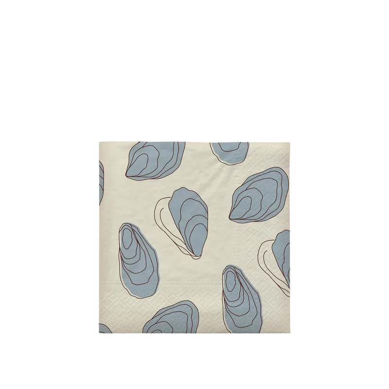 Oyster Paper Napkin by Broste Copenhagen – product photo