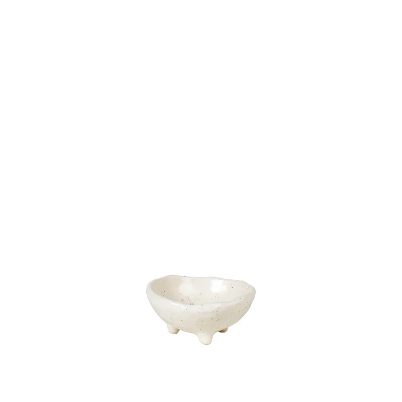 Nordic Vanilla Bowl with Small Feet by Broste Copenhagen – product photo