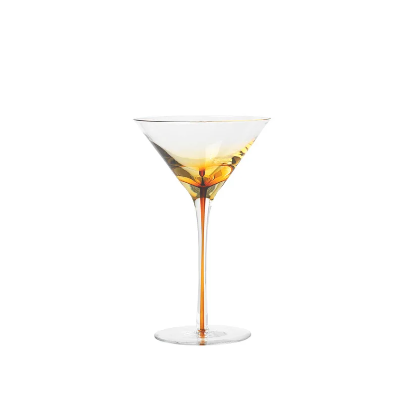 Amber Martini glass by Broste Copenhagen – product photo