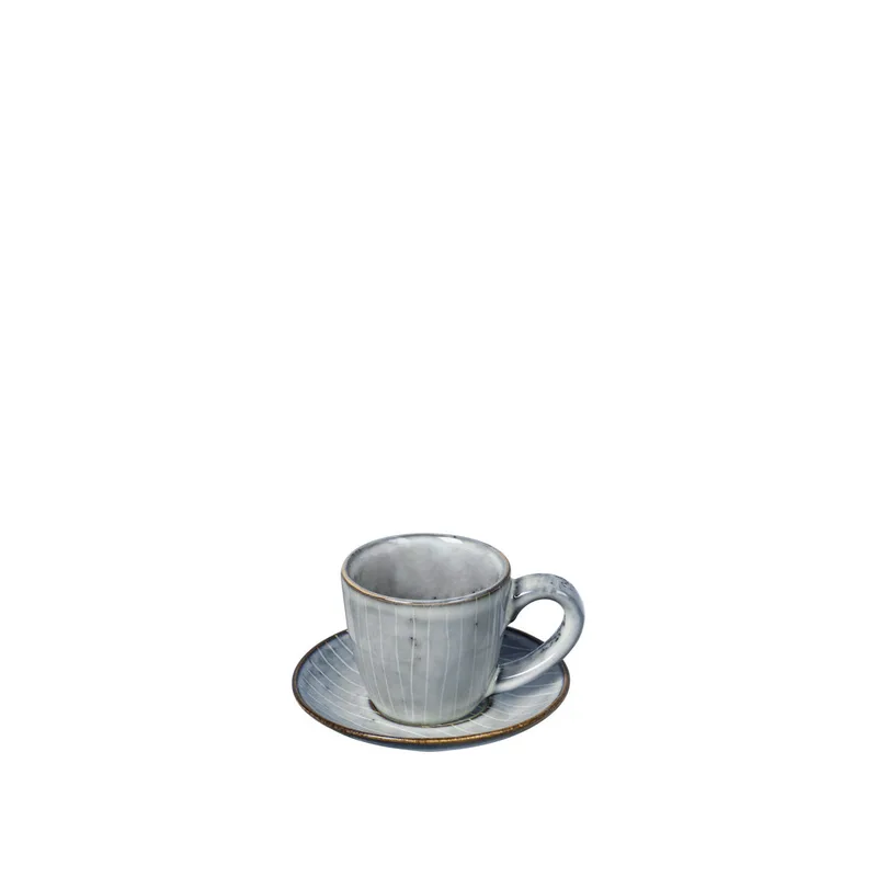 Nordic Sea Espresso cup with saucer van Broste Copenhagen – productfoto