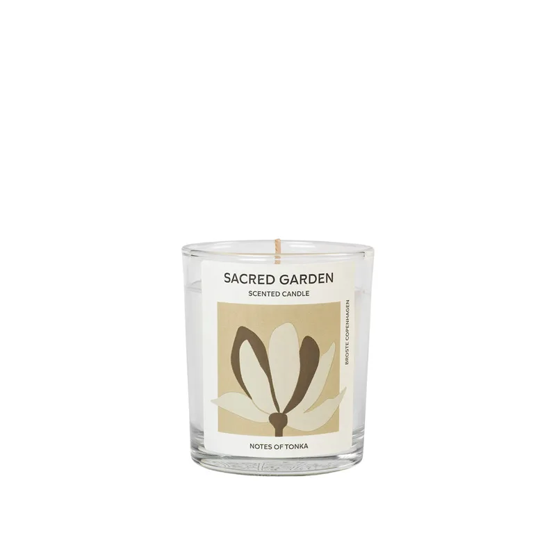 Botanical Scented Candle 'Sacred Garden' van Broste Copenhagen – productfoto