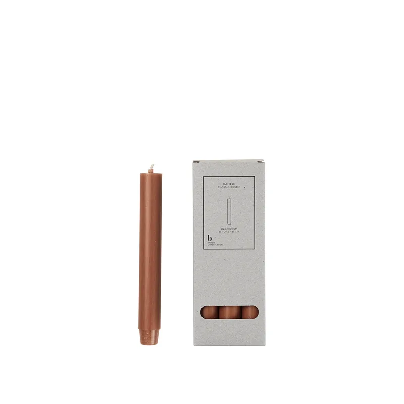 Rustic Taper Candle von Broste Copenhagen – Produktfoto