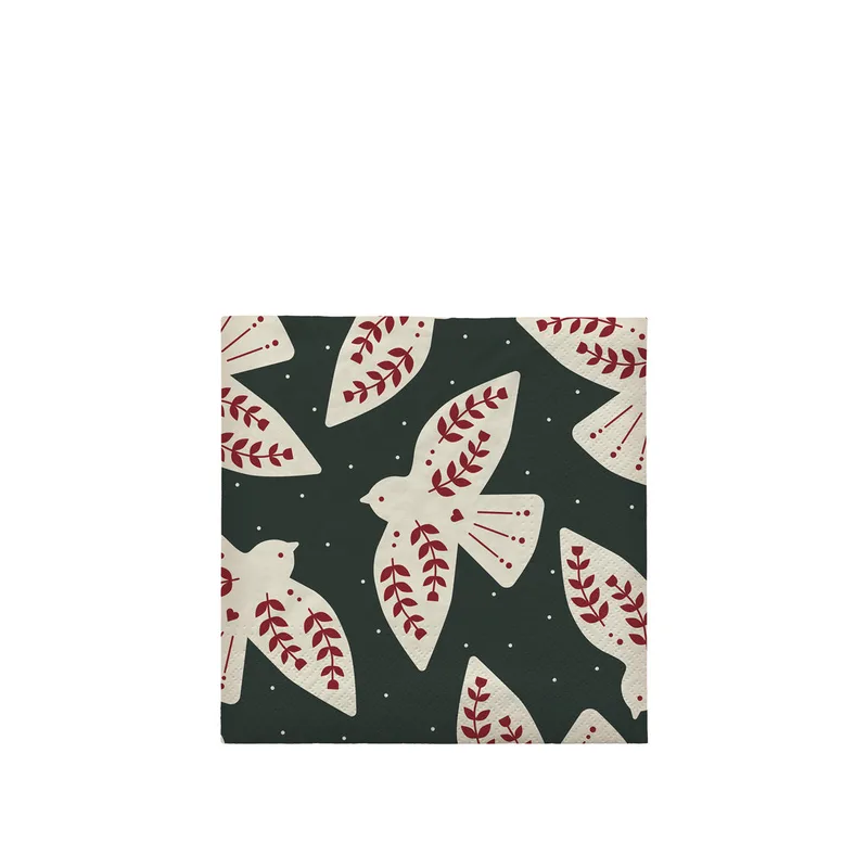 Saga Paper Napkin Bird by Broste Copenhagen – product photo