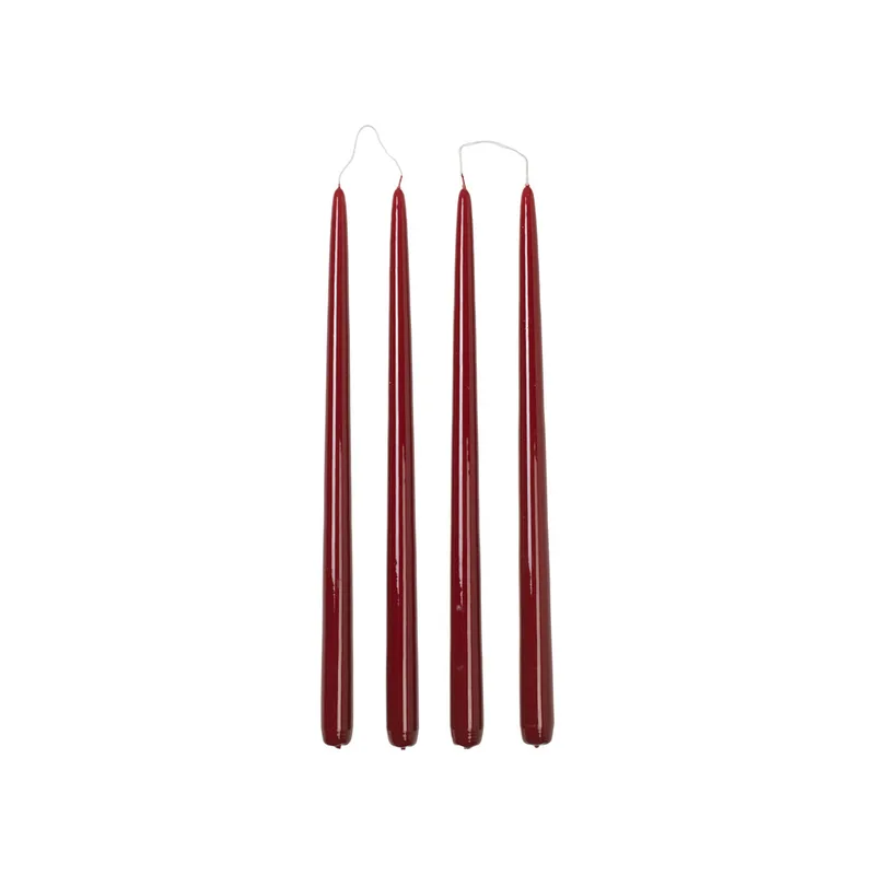 Smooth Glossy Taper Candle von Broste Copenhagen – Produktfoto