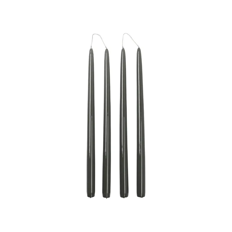 Smooth Glossy Taper Candle by Broste Copenhagen – product photo