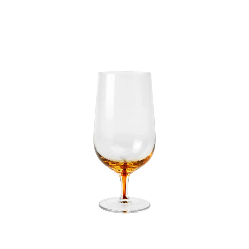 Amber Beer Glass van Broste Copenhagen – productfoto