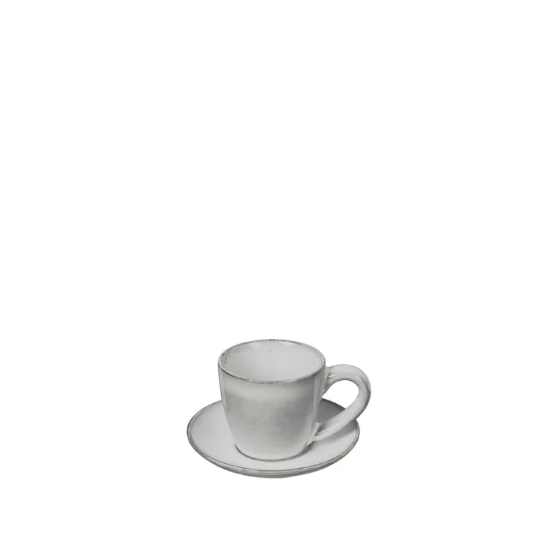 Nordic Sand Espresso cup with saucer van Broste Copenhagen – productfoto