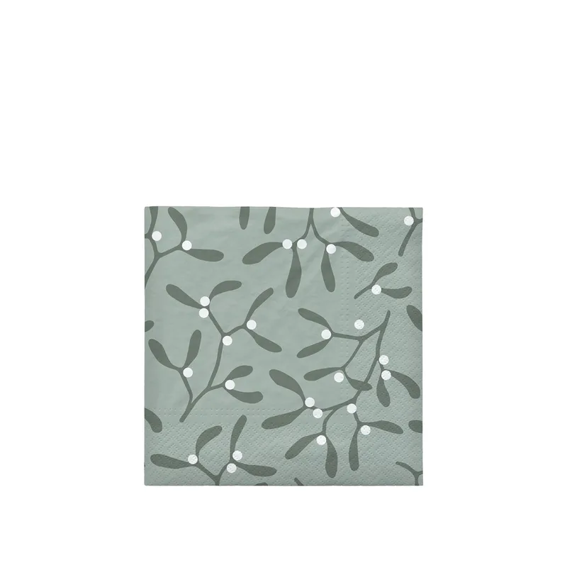 Mistletoe Paper Napkin van Broste Copenhagen – productfoto