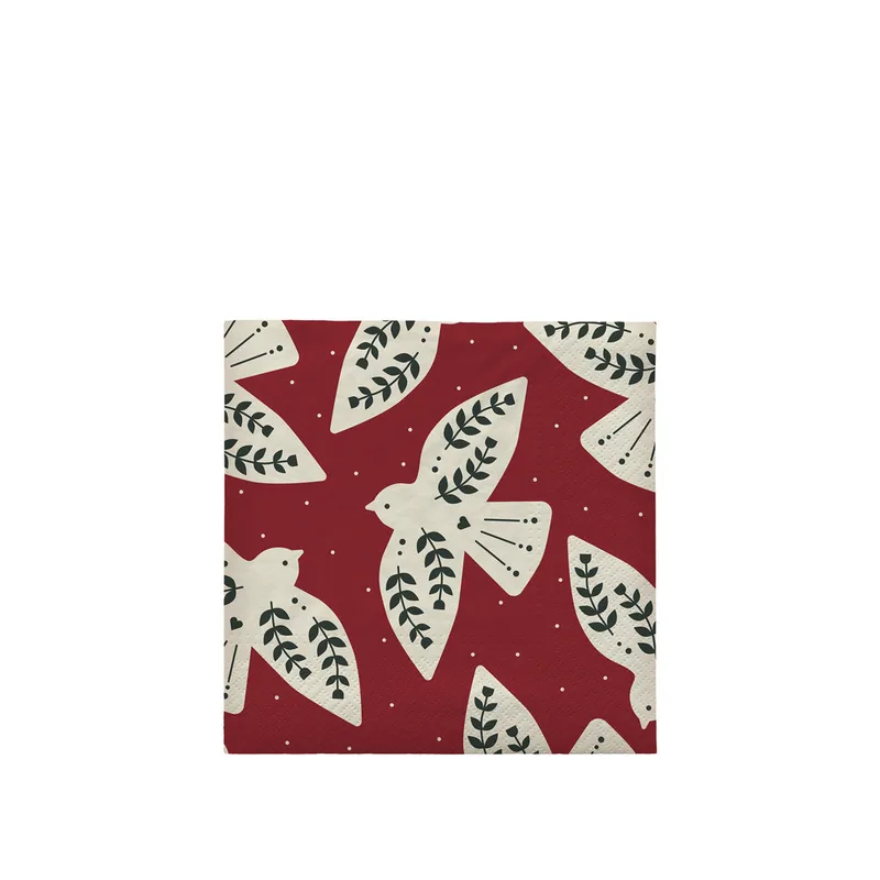 Saga Paper Napkin Bird by Broste Copenhagen – product photo