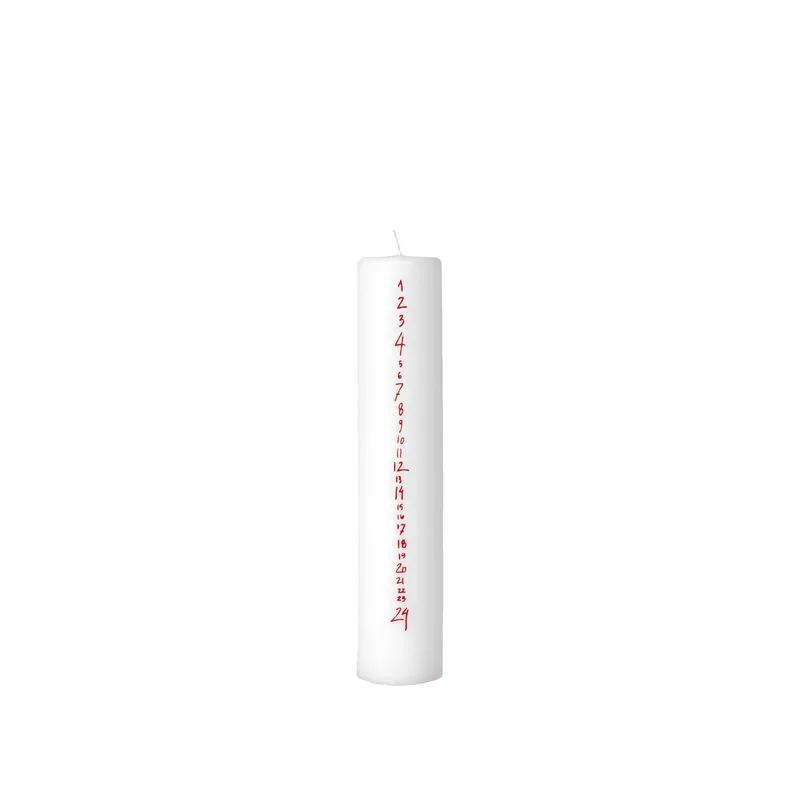 Handwritten Calendar Candle von Broste Copenhagen – Produktfoto