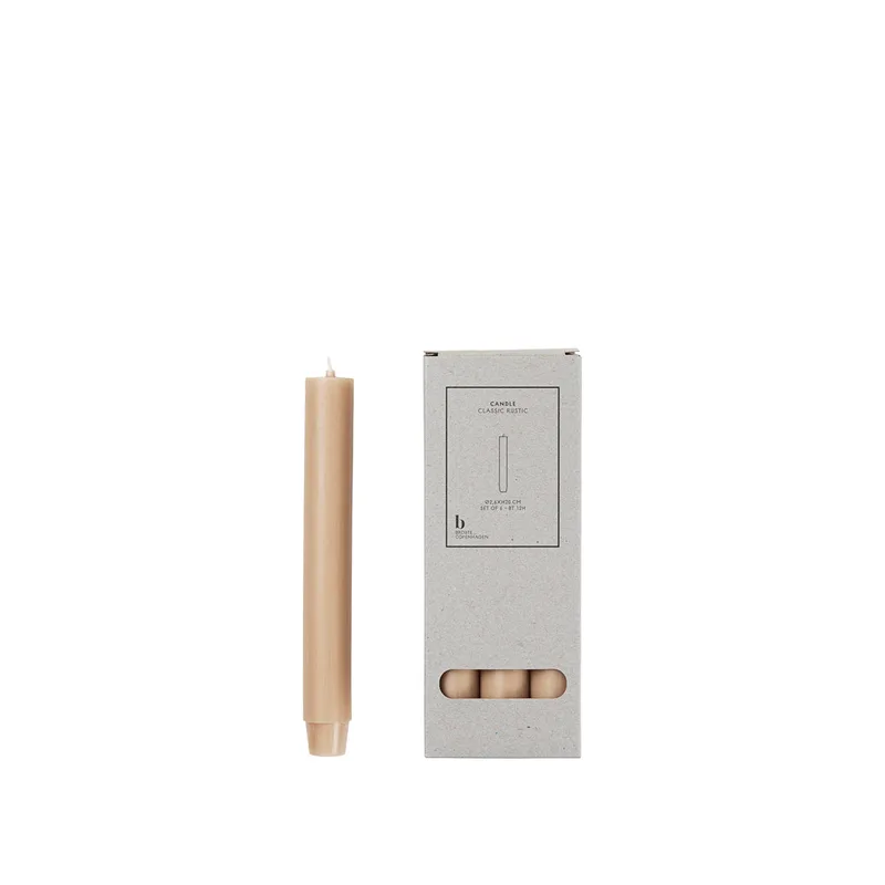 Rustic Taper Candle by Broste Copenhagen – product photo