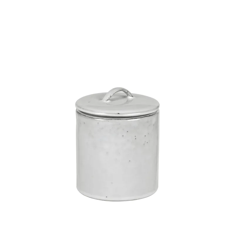 Nordic Sand Jar with Lid by Broste Copenhagen – product photo
