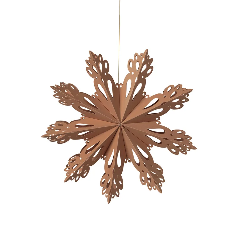 Snowflake Star Ornament M by Broste Copenhagen – product photo