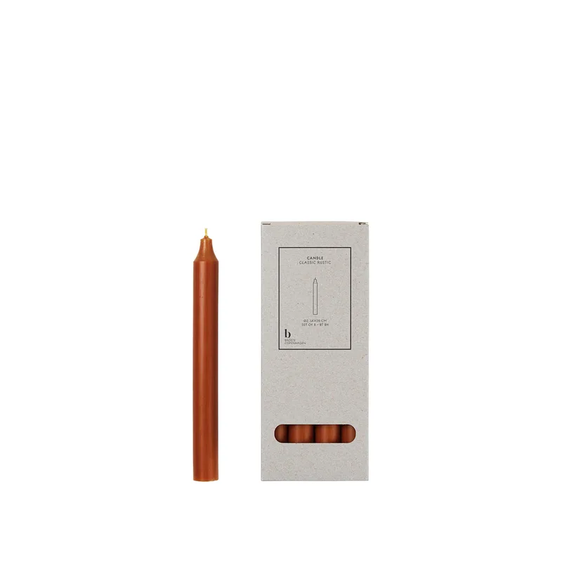 Rustic Taper Candle van Broste Copenhagen – productfoto