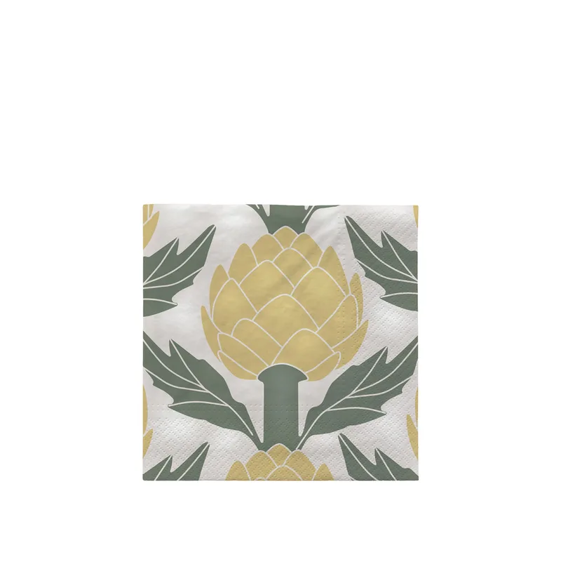 Artichoke Paper Napkin de Broste Copenhagen – photo du produit