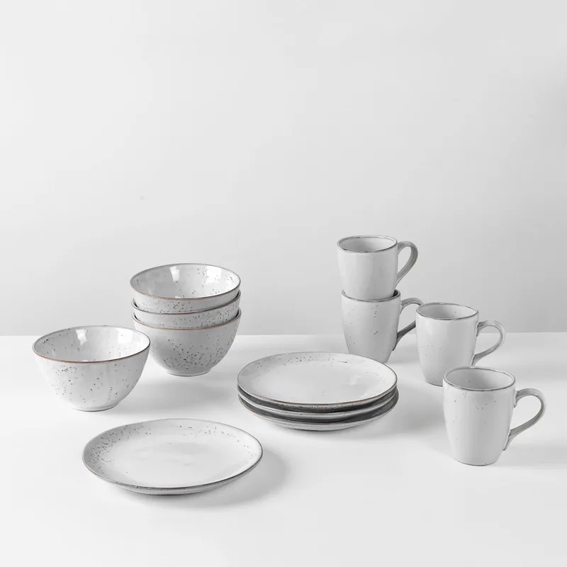 Nordic Sand Breakfast Set for Four van Broste Copenhagen – productfoto