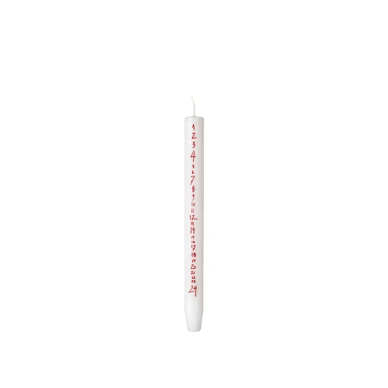 Handwritten Calendar Candle by Broste Copenhagen – product photo
