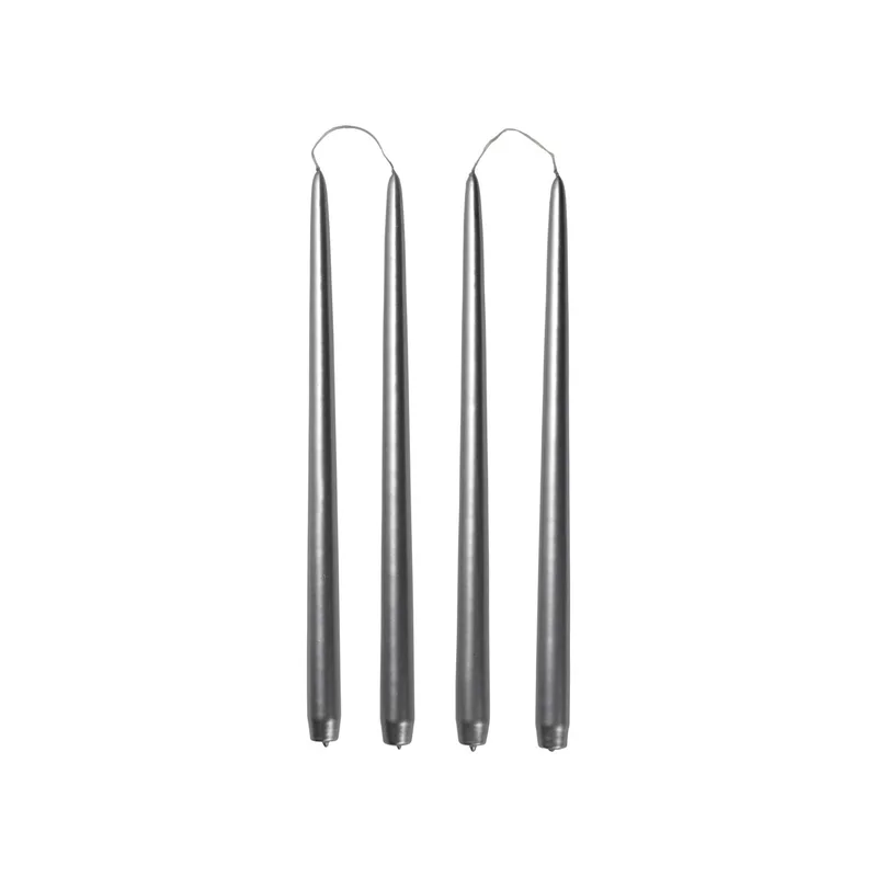Smooth Glossy Taper Candle by Broste Copenhagen – product photo