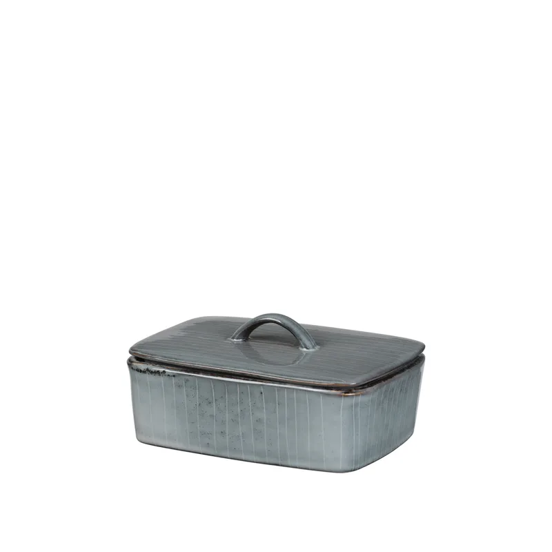 Nordic Sea Butter Bowl with Lid by Broste Copenhagen – product photo