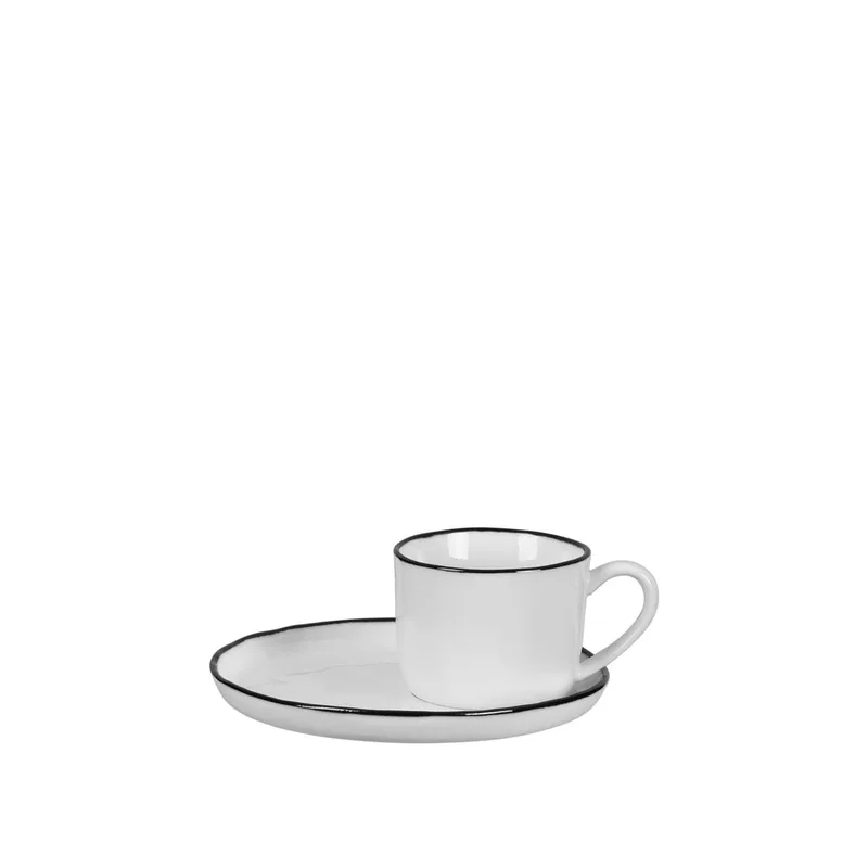 Salt Cup with saucer von Broste Copenhagen – Produktfoto