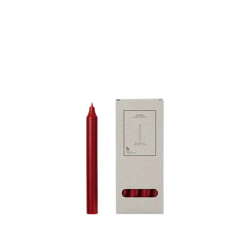 Rustic Taper Candle van Broste Copenhagen – productfoto