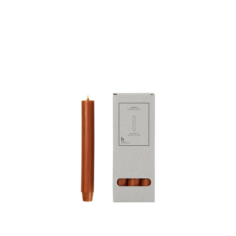 Rustic Taper Candle by Broste Copenhagen – product photo