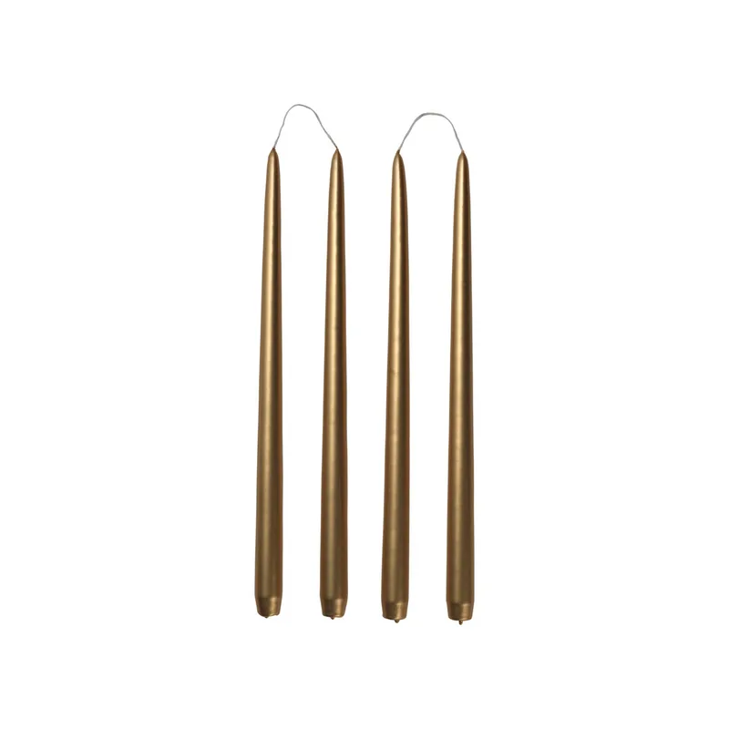 Smooth Glossy Taper Candle van Broste Copenhagen – productfoto
