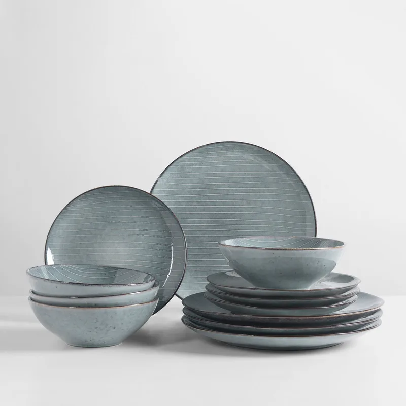 Nordic Sea Dinner Set for Four von Broste Copenhagen – Produktfoto