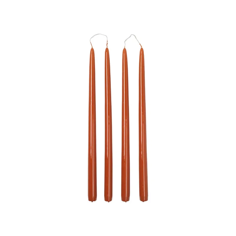 Smooth Glossy Taper Candle by Broste Copenhagen – product photo