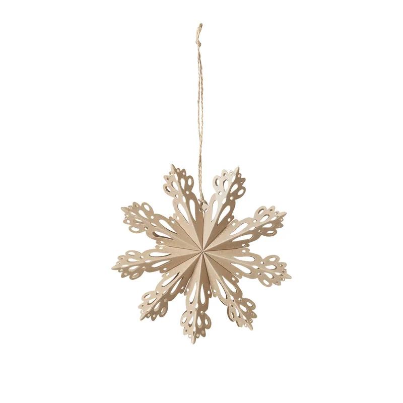 Snowflake Star Ornament S de Broste Copenhagen – photo du produit